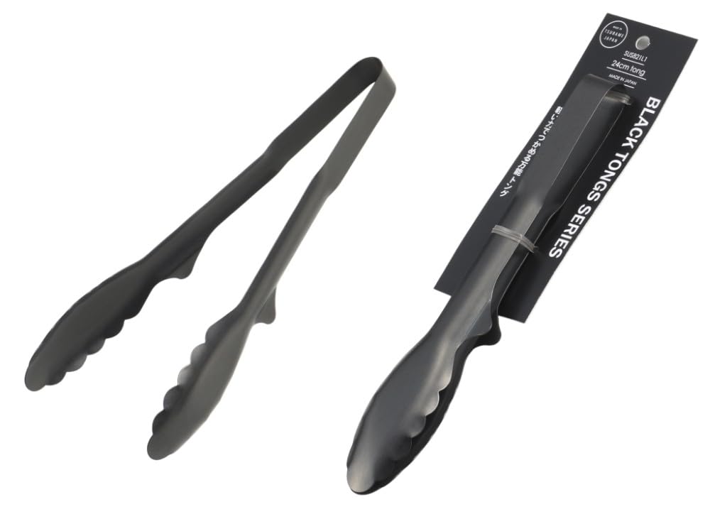 Amazon｜アイデアセキカワ BLACK TONGS SERIE Stng01 24cm tongs